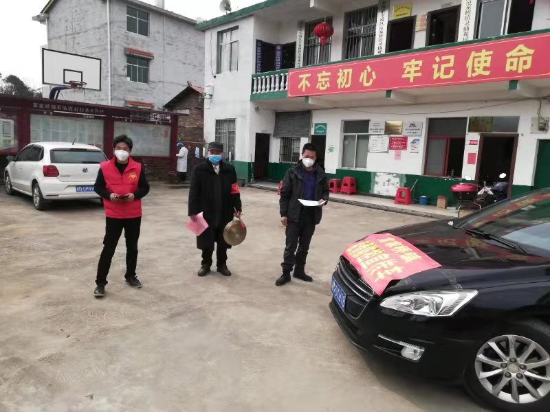 汪东辉在灵仙观村发放疫情宣传资料.jpg