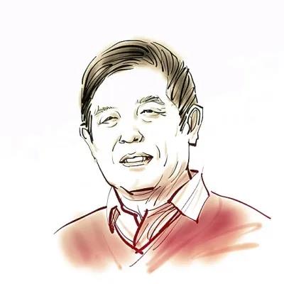 李玉人物素描 郭红松绘
